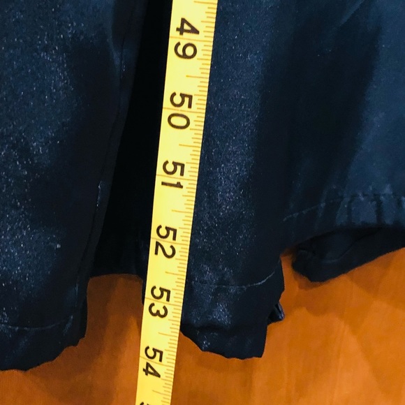 Vintage Jones New York Silky Robe, sheer bell sleeve/embroidered detail - size L - Picture 6 of 11